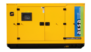 Дизельный генератор Aksa APD25A в кожухе с АВР  фото