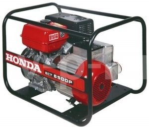 Бензиновый генератор Honda ECT6500P  фото