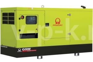 Дизельный генератор PRAMAC GSW110V 3-фазный в кожухе  фото