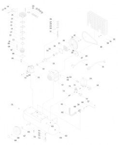 COMPRESSOR NUT FUBAG VCF - 50 CM3 (45681465) HS2065K23 COMPRESSOR NUT FUBAG VCF - 50 CM3 (45681465) HS2065K23 фото