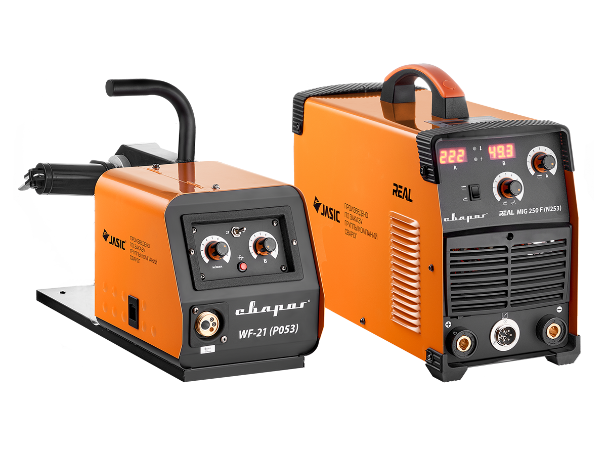 Сварочный полуавтомат инвертор MMA  REAL MIG 250F (N253)+WF21 Сварочный полуавтомат инвертор MMA  REAL MIG 250F (N253)+WF21
