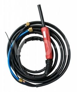 Aurora Горелка TIG 25 250A (100%), M12x1, газ 1/4G, вода 3/8G, 8m-с упр. разъёмами 2-3-5pin Aurora Горелка TIG 25 250A (100%), M12x1, газ 1/4G, вода 3/8G, 8m-с упр. разъёмами 2-3-5pin фото