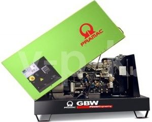 Дизельный генератор PRAMAC GBW 15 P  3-фазный в кожухе  (альт.Mecc Alte ECP3-2L/4)  Дизельный генератор PRAMAC GBW 15 P  3-фазный в кожухе  (альт.Mecc Alte ECP3-2L/4)  фото