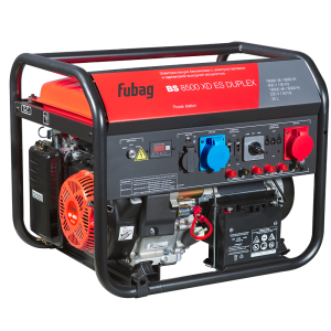 Бензиновый генератор  BS 8500 XD ES DUPLEX + 4Т Extra + Комплект колес и ручек FUBAG в ПОДАРОК