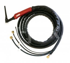 Aurora Горелка TIG SUPER TS 18 320A (100%), M12x1, газ 1/4G, вода 3/8G, 8m-с упр. разъёмами 2-3-5pin Aurora Горелка TIG SUPER TS 18 320A (100%), M12x1, газ 1/4G, вода 3/8G, 8m-с упр. разъёмами 2-3-5pin фото
