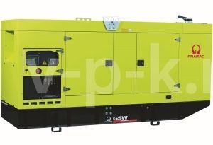 Дизельный генератор PRAMAC GSW340P 3-фазный в кожухе  фото