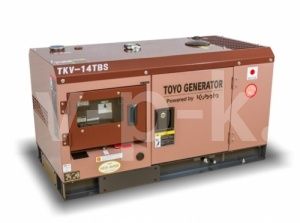 Дизельный генератор TOYO TKV-14TBS  фото