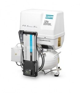 Поршневой компрессор Atlas Copco LFx 0,7 D 3PH на ресивере(24 л) с осушителем SDN фото