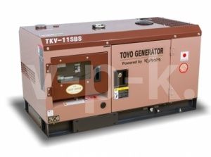 Дизельный генератор TOYO TKV-11SBS  фото