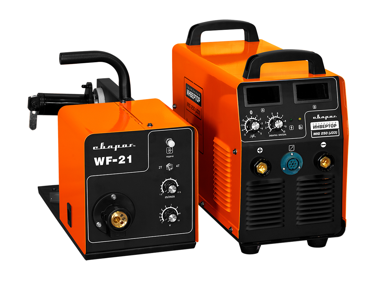 Сварочный полуавтомат инвертор MMA  MIG 250 F (J33) + WF21 Сварочный полуавтомат инвертор MMA  MIG 250 F (J33) + WF21