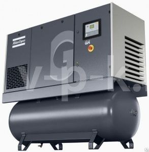 Винтовой компрессор Atlas Copco GA 11 13 FF с ресивером с осушителем Винтовой компрессор Atlas Copco GA 11 13 FF с ресивером с осушителем фото