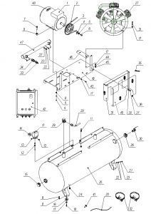 Болт М6х16 для 500w95T-10 Болт М6х16 для 500w95T-10