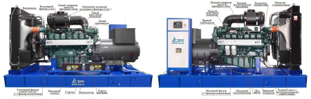 Дизельный генератор  АД-544С-Т400-1РМ17 (Mecc Alte)