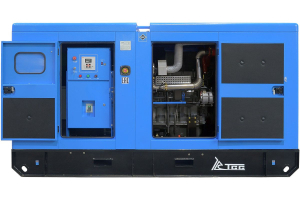 Дизельный генератор ТСС ЭД-150-Т400 в шумозащитном кожухе на прицепе 025139 фото