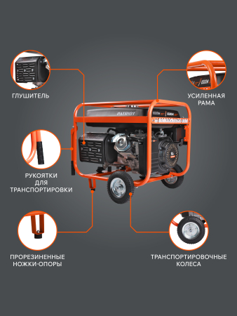 Бензиновый генератор  GRS 7500 E