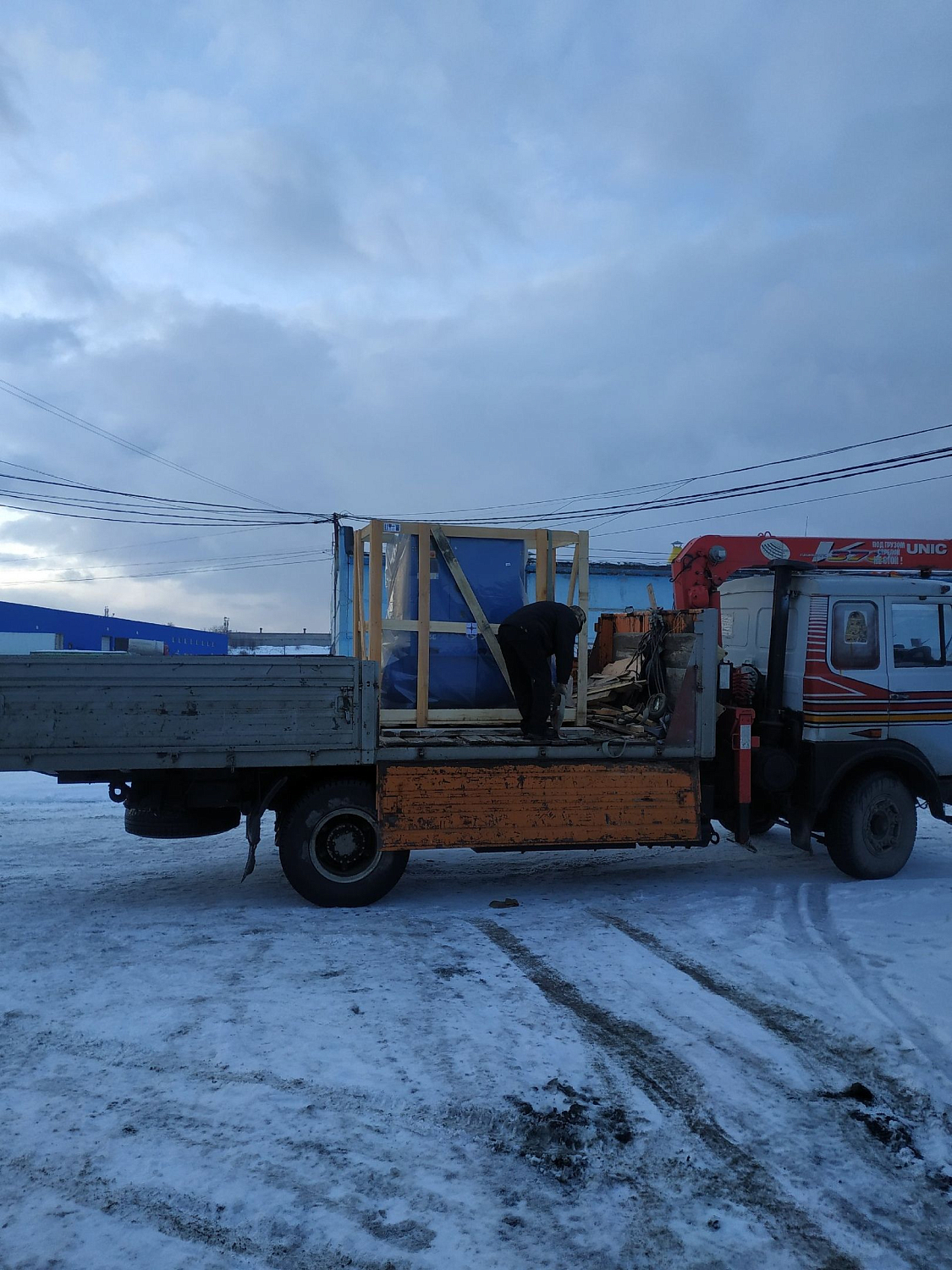 Отгрузка компрессора винтового в Челябинске