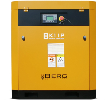 Винтовой компрессор Berg ВК-11Р-Е 10 (IP54) Винтовой компрессор Berg ВК-11Р-Е 10 (IP54)