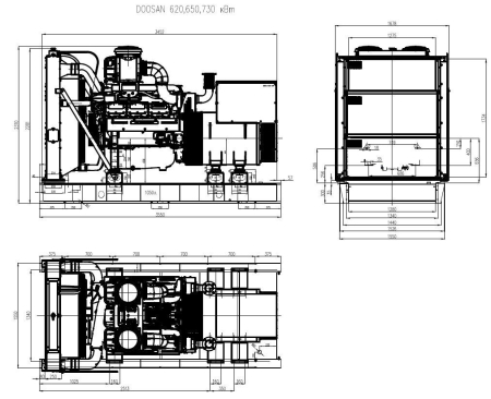 Дизельный генератор  АД-730С-Т400-1РМ17 (Mecc Alte) Дизельный генератор  АД-730С-Т400-1РМ17 (Mecc Alte)