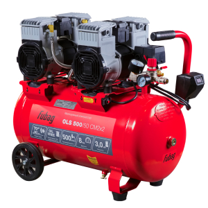 Поршневой компрессор Fubag OLS 500/50 CM2х2 + Набор пневмоинструмента Basic S1000 646074_120111 фото