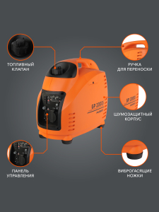 Бензиновый генератор PATRIOT GP 2000 i 474101035 4-х тактный фото