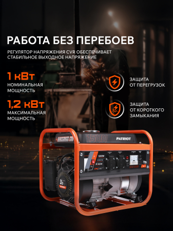 Бензиновый генератор  GRS 1500