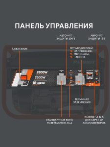 Бензиновый генератор PATRIOT GRS 3500 476102245 портативный фото