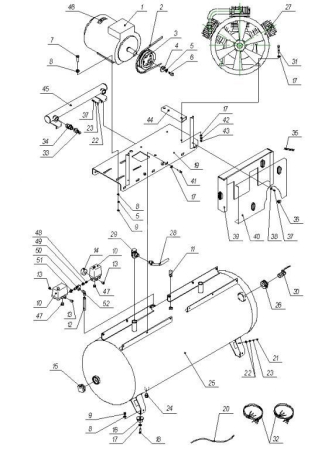 R 3106.00.00.021 Переходник 2"Mх3/4"F для 500w95TБ-10