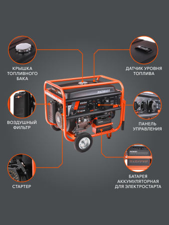 Бензиновый генератор  GRS 7500 E