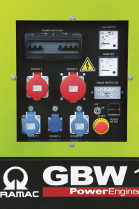 Дизельный генератор PRAMAC GBW22Y 3-фазный в кожухе  (альт. Mecc Alte ECP28-M/4)  фото