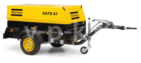 Винтовой компрессор Atlas Copco XATS 67 DD