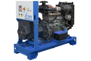 Дизельный генератор ТСС ЭД-30-Т400 в погодозащитном кожухе на прицепе 025303 фото