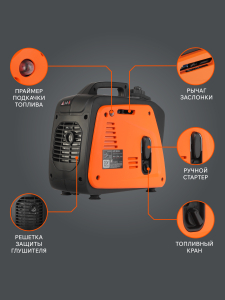 Бензиновый генератор PATRIOT GP 1000 i 474101025 (инверторный) фото