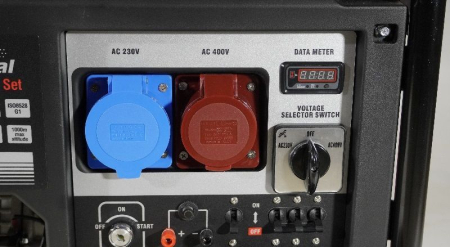 Бензиновый генератор  LC10000D-AS, 3-х фазный (с мощностью без ограничений при 1-но и 3-х фазном режиме) Бензиновый генератор  LC10000D-AS, 3-х фазный (с мощностью без ограничений при 1-но и 3-х фазном режиме)