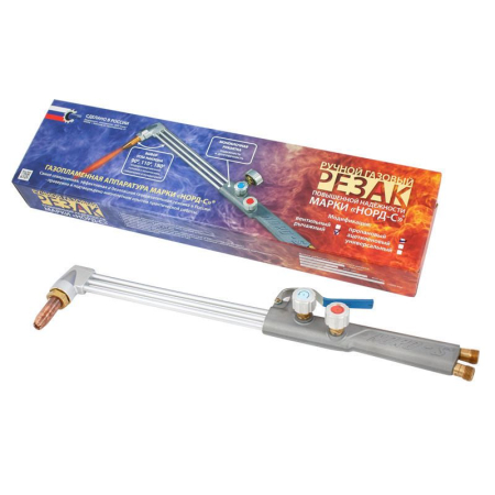 Резак ацетилен трехтрубн. "НОРД-С-Р-01А" (рычаг., L=535) Резак ацетилен трехтрубн. "НОРД-С-Р-01А" (рычаг., L=535)