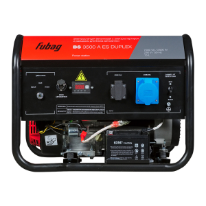 Бензиновый генератор Fubag BS 3500 A ES DUPLEX 46740 для газового котла фото
