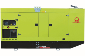 Дизельный генератор PRAMAC GSW515P 3-фазный в кожухе  фото