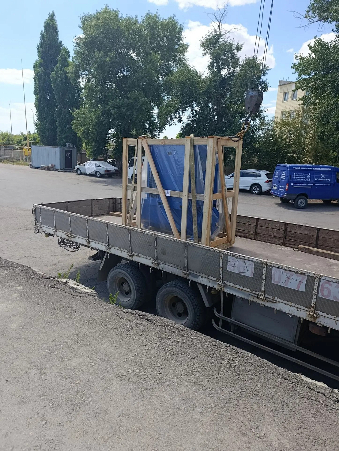 Отгрузка винтового компрессора REMEZA ВК20Е-10-500 в г. Волгоград