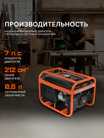Бензиновый генератор  GRS 2500