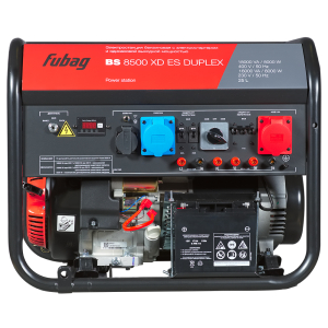 Бензиновый генератор Fubag BS 8500 XD ES DUPLEX + 4Т Extra + Комплект колес и ручек FUBAG в ПОДАРОК 641090_838265 Fubag 4T Extra_838765 асинхронный фото