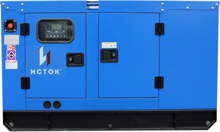 Дизельный генератор  АД20С-Т400-РПМ15 в кожухе с АВР
