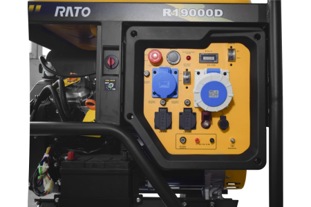 Бензиновый генератор  R19000D электростартер + колесный комплект Бензиновый генератор  R19000D электростартер + колесный комплект