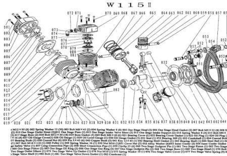 Фланец маслоуказателя для w115-10 (10 бар)