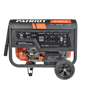 Бензиновый генератор PATRIOT GP 3810 LE 474101550 4-х тактный фото