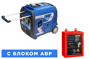 Бензиновый генератор ТСС SGG 4000ESi с блоком АВР 111110 (инверторный) фото