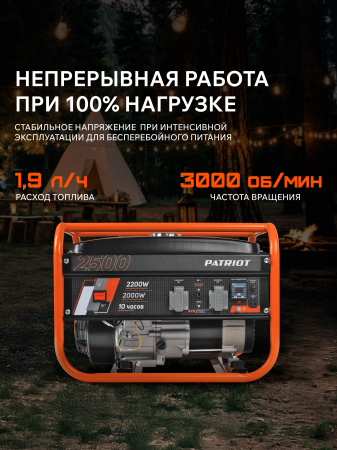 Бензиновый генератор  GRS 2500