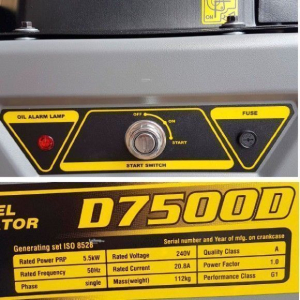 Дизельный генератор Loncin LCD7500D 54152 синхронный Дизельный генератор Loncin LCD7500D 54152 синхронный фото