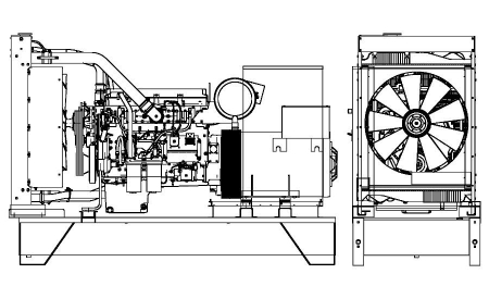 Дизельный генератор Onis Visa F 250 B Дизельный генератор Onis Visa F 250 B