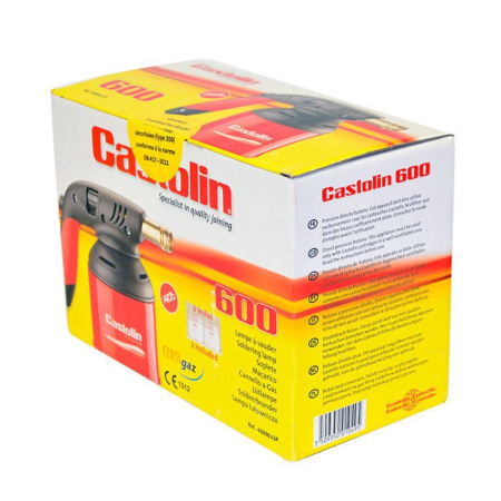 Горелка паяльн. Castolin 600 однораз. баллон (2балл.), MESSER Горелка паяльн. Castolin 600 однораз. баллон (2балл.), MESSER