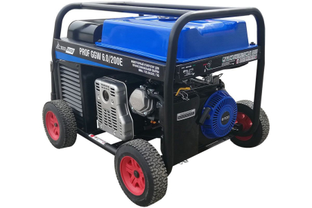 Бензиновый генератор  PROF GGW 6.0/200E (MMA/TIG/Cellulose) Бензиновый генератор  PROF GGW 6.0/200E (MMA/TIG/Cellulose)